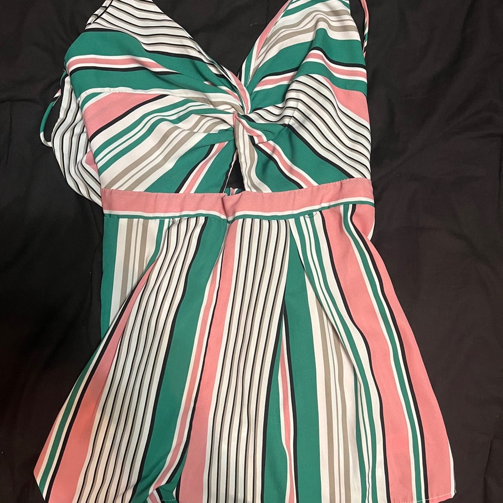 Striped Multicolor Dress